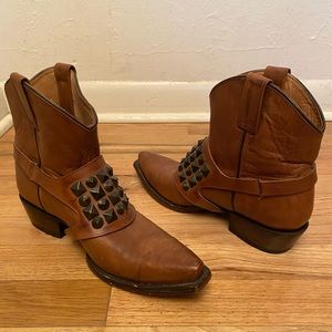 Stetson Women’s Studded Cowboy Boots Sz 10